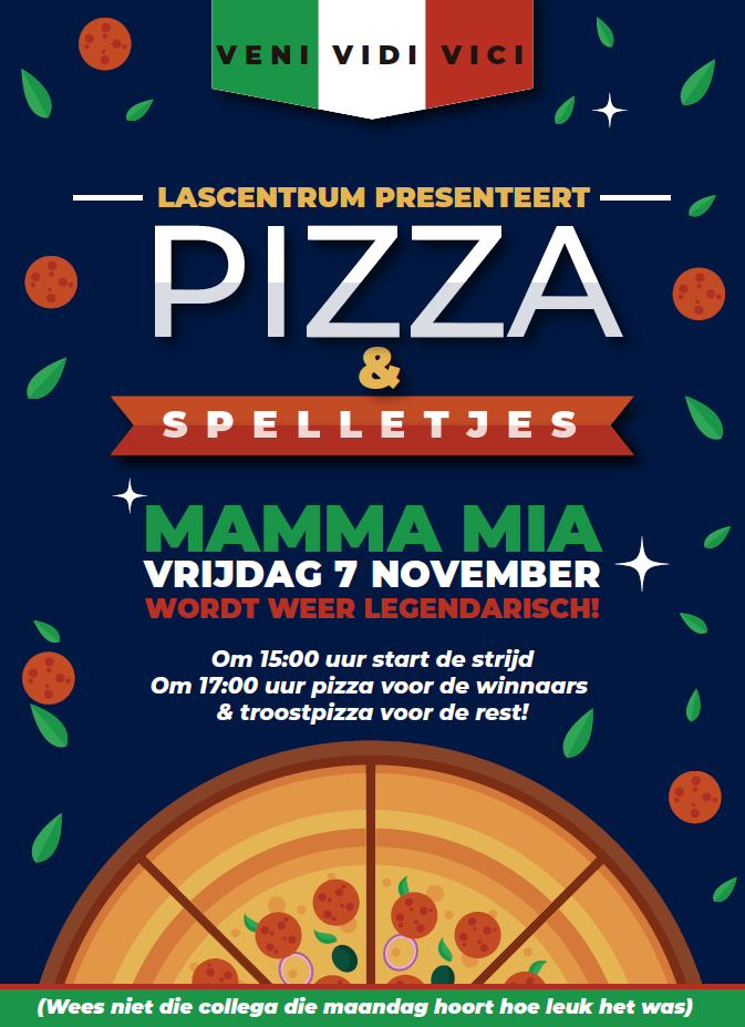 Flyer Pizza Avond